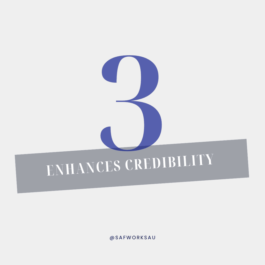 Enhance credibility
